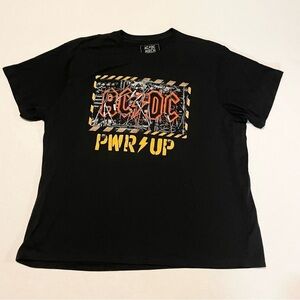 AC/DC Black Tee Shirt PWR UP Men’s Size 4X Tshirt